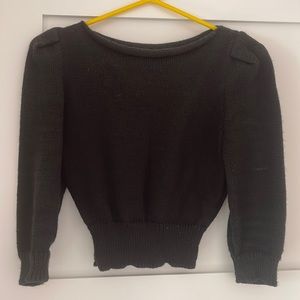 Ains & Elke StyleHaus 1940s 1950s style puff sleeve sweater
